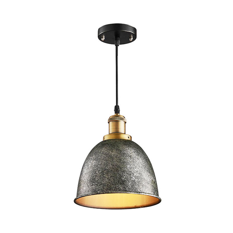 DomeLight - Suspension en fer forgé atmosphérique
