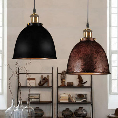 DomeLight - Suspension en fer forgé atmosphérique