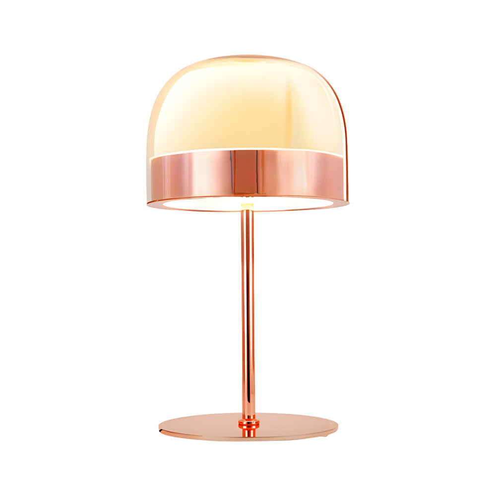 Equatore - Lampe de Table en Verre avec Éclairage Nocturne à Deux Couches