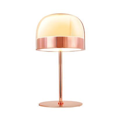 Equatore - Lampe de Table en Verre avec Éclairage Nocturne à Deux Couches