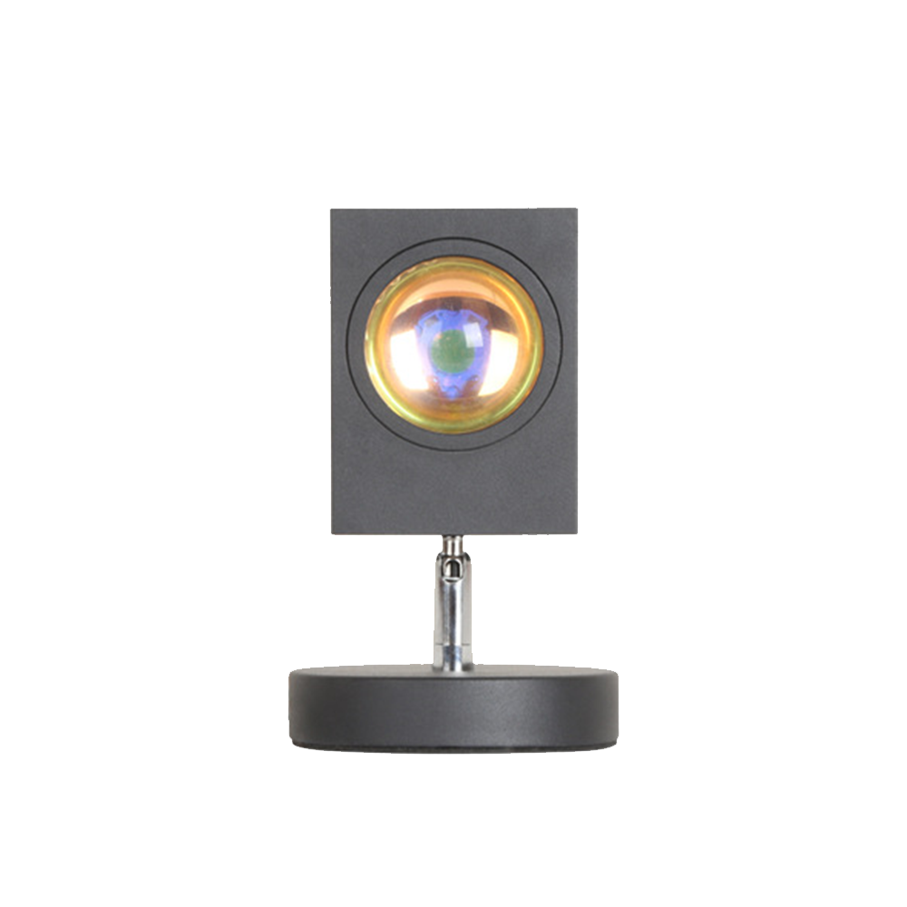 GlowBright - Lampe de Table Rétro Coucher de Soleil