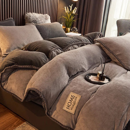 CozyRoyal – Housse de Couette en Velours Doux et Élégant
