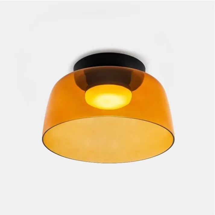 GlassLuxe – Lumière de Plafond Médiévale