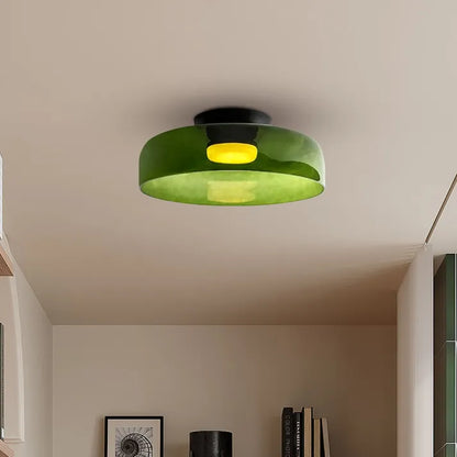 GlassLuxe – Lumière de Plafond Médiévale