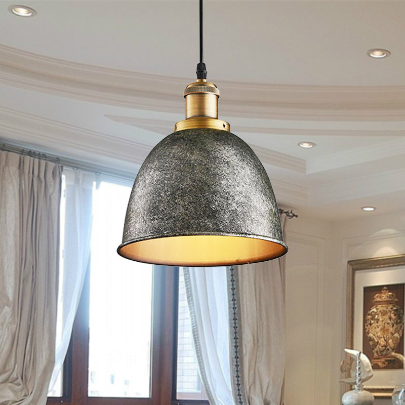 DomeLight - Suspension en fer forgé atmosphérique