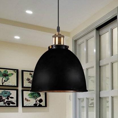 DomeLight - Suspension en fer forgé atmosphérique