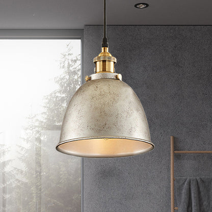 DomeLight - Suspension en fer forgé atmosphérique