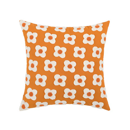 MeraHousse – Housse de Coussin Fleurie Élégante | 45x45 cm | Lavable