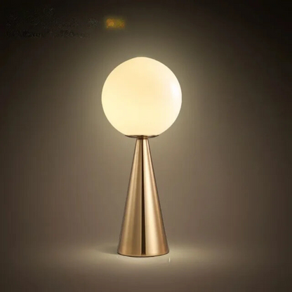 LusterLuxe - Lampe de Table Simple en Verre pour Lecture et Décoration