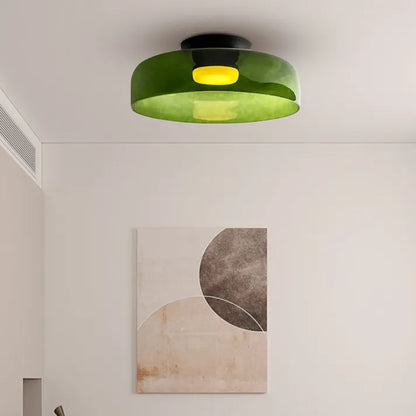 GlassLuxe – Lumière de Plafond Médiévale