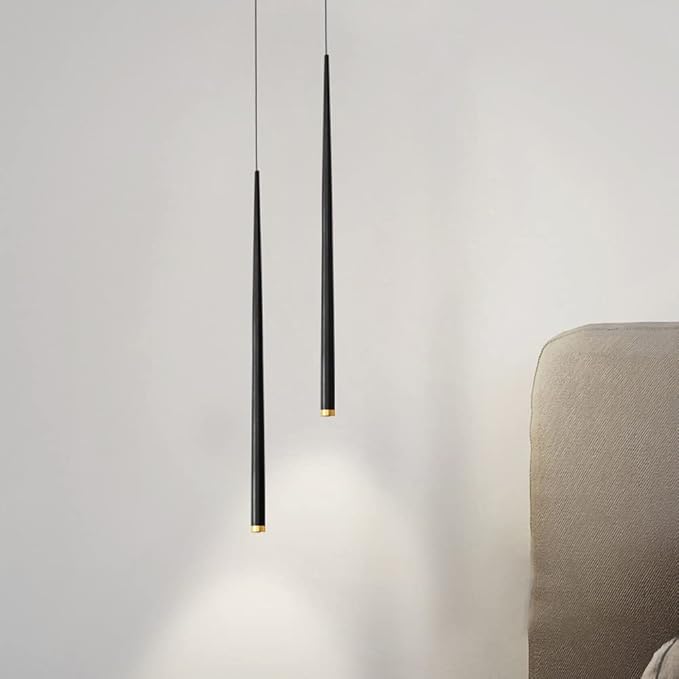 VIRENNA | Suspension Moderne – LED Blanc Chaud – Hauteur Réglable – CRI 96 – Design Goutte Élégant