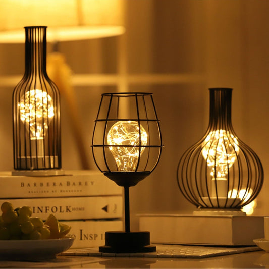 LuxeLume - Eva Luxe NoirLume Lampe de Table