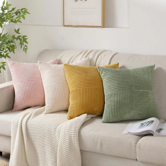 Volyx – Coussin Luxe en Peluche Ultra Douce | 45x45 cm | Élégant & Confortable