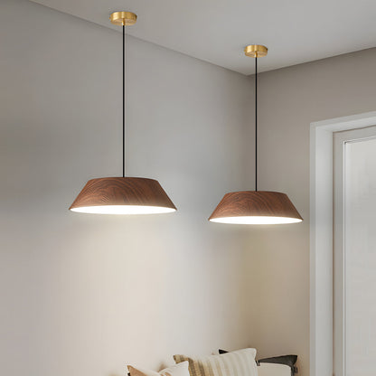ZenCircle – Suspension LED en bois au style japonais