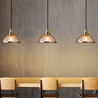 RetroGlow – Lustre vintage à rayures
