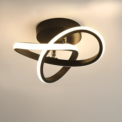 Lampe de Plafond LED Moderne - 2 Anneaux