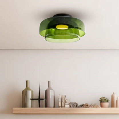 GlassLuxe – Lumière de Plafond Médiévale