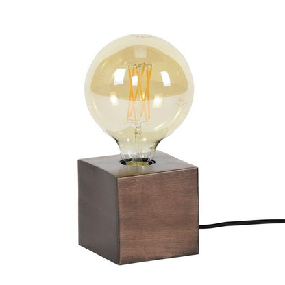 InduCube | Lampe de Table Industrielle Minimaliste en Métal
