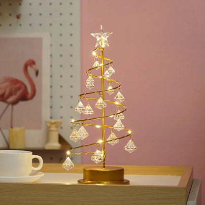 CharmingTree – Sapin de Noël LED en Cristal Acrylique Éclairé