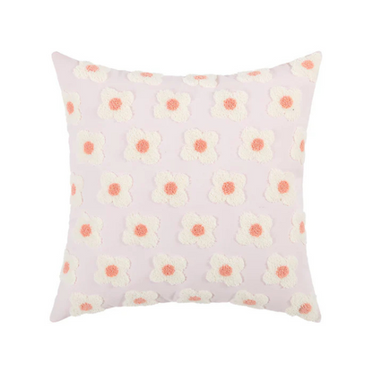 MeraHousse – Housse de Coussin Fleurie Élégante | 45x45 cm | Lavable