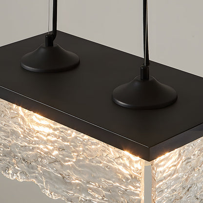ChicLuxe – Lustre en verre élégant
