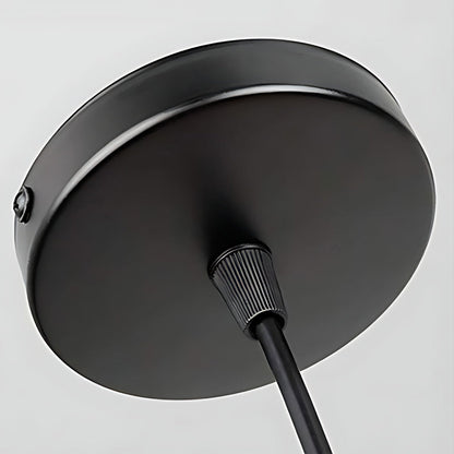 IronSphere – Suspension en fer noir de style industriel