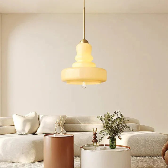 FormaLume | Plafonnier en Verre Élégant de Style Bauhaus