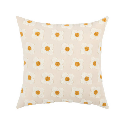 MeraHousse – Housse de Coussin Fleurie Élégante | 45x45 cm | Lavable