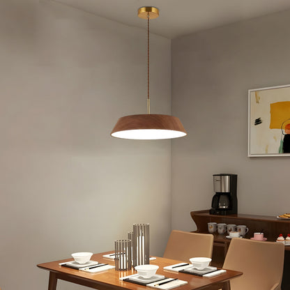ZenCircle – Suspension LED en bois au style japonais