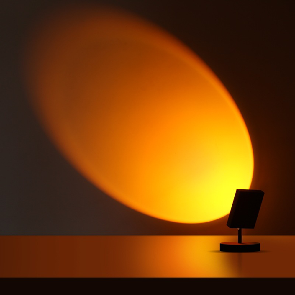 GlowBright - Lampe de Table Rétro Coucher de Soleil