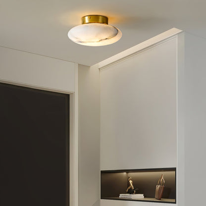 OvaleLuxe - Applique en albâtre pour intérieur raffiné