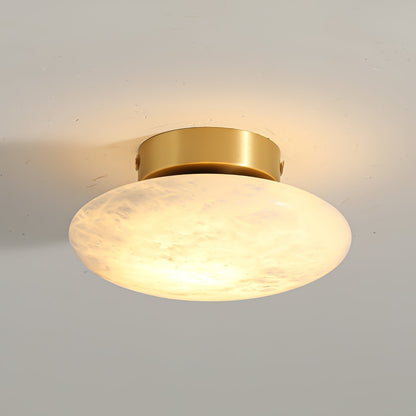 OvaleLuxe - Applique en albâtre pour intérieur raffiné