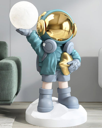 Lampadaire CosmoLume – Astronaute décoratif avec LED intégrée et batterie rechargeable