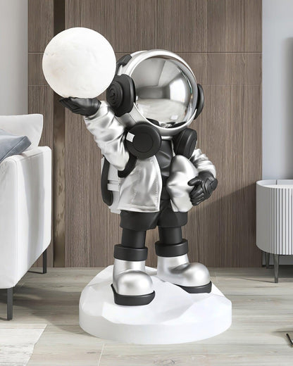 Lampadaire CosmoLume – Astronaute décoratif avec LED intégrée et batterie rechargeable
