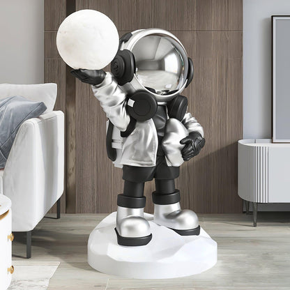 Lampadaire CosmoLume – Astronaute décoratif avec LED intégrée et batterie rechargeable