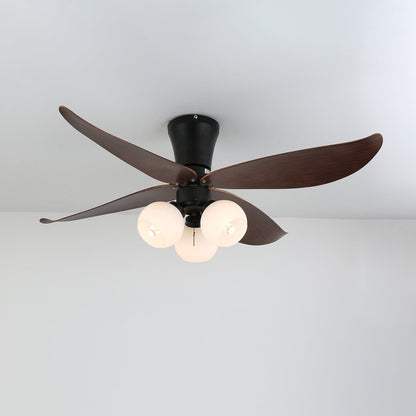 Ventelura | Ventilateur Plafonnier avec Lumière – Design Nature & Pétales en Bois