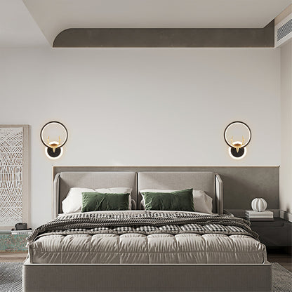 ÉclatNordique – Applique Murale LED Artistique | Changement de Couleur 3 Tons | Finition Or ou Noire