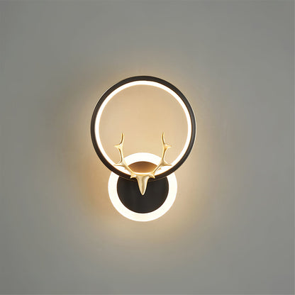 ÉclatNordique – Applique Murale LED Artistique | Changement de Couleur 3 Tons | Finition Or ou Noire