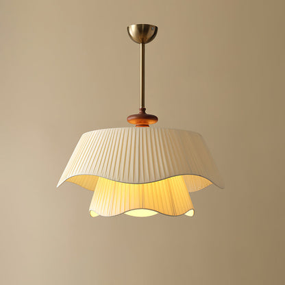Bellevue | Suspension Design en Métal, Verre et Bois – Élégance Moderne & Éclairage Accueillant