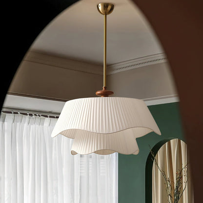 Bellevue | Suspension Design en Métal, Verre et Bois – Élégance Moderne & Éclairage Accueillant