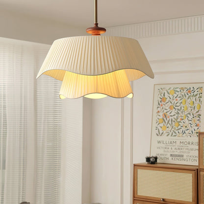 Bellevue | Suspension Design en Métal, Verre et Bois – Élégance Moderne & Éclairage Accueillant