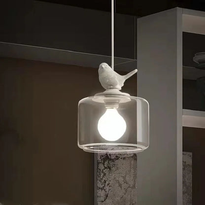 Aviary | Suspension Décorative Inspirée des Oiseaux – Verre & Pierre – Design Naturel et Moderne