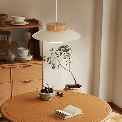 Lampe Suspendue Créative en Forme de Bol de Riz