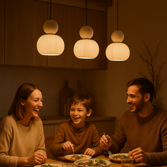 CrèmeLuma - Lampe suspendue raffinée de style art déco