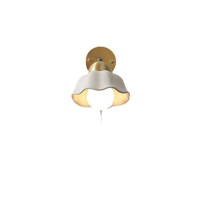 Vintage Petal Glow - Lumière murale vintage en pétales