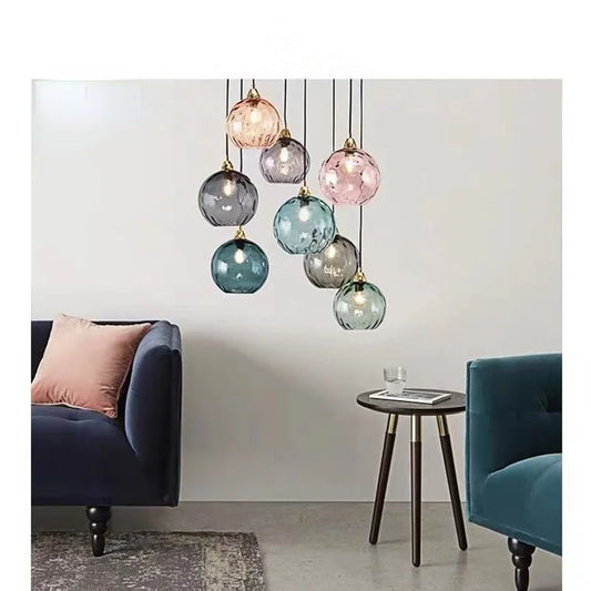 VerreClair – Suspension lumineuse en forme de boule