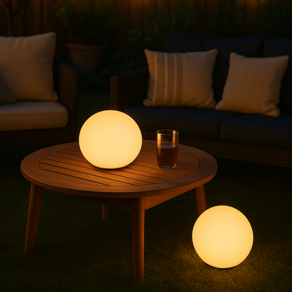 GlowOrb | Lampe à poser sans fil colorée