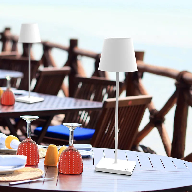 LumiGlow - Lampe de Table Nordiclight Rechargeable Sans Fil