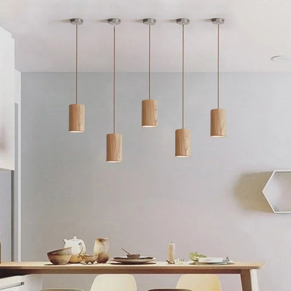 NordicGlow - Suspension en Bois Scandinave
