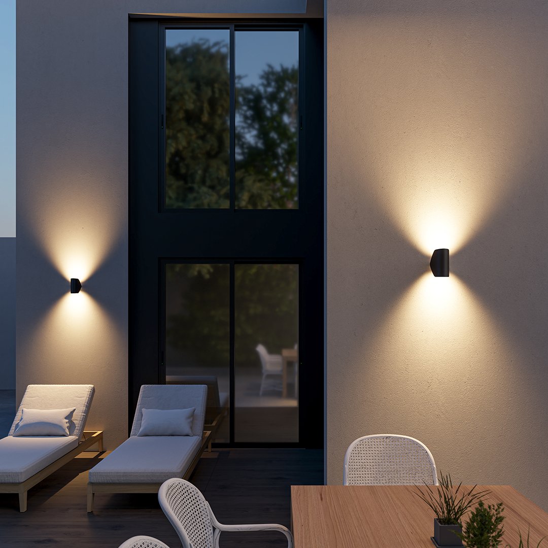 AstraBeam - Applique LED Extérieure avec Éclairage Chaud